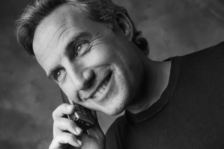 Man Speaking on Cell Phone