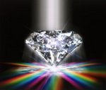 Precious Diamond With Rainbow